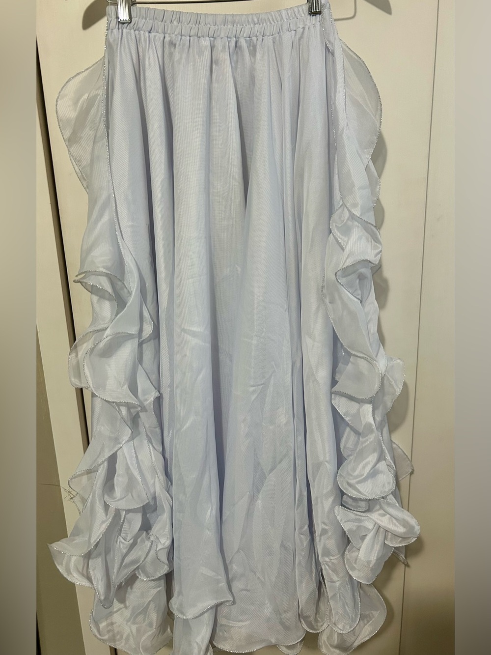 White Circle Skirt